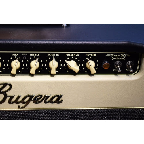 Bugera V55HD Infinium 55 Watt 2 Ch & Reverb All Tube Guitar Amplifier Head