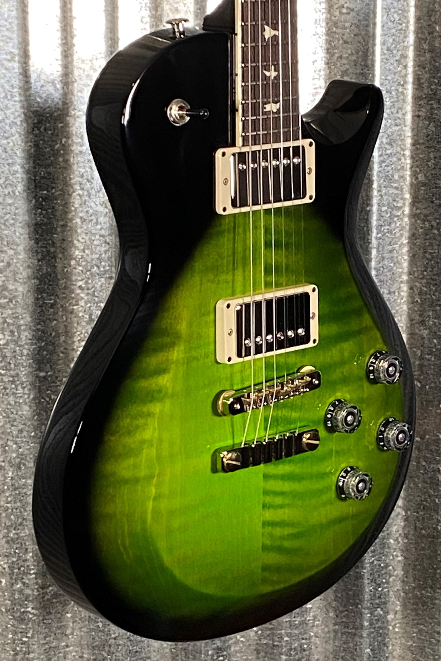 PRS Paul Reed Smith USA S2 Singlecut McCarty 594 Eriza Verde Smokeburst Guitar & Bag #3768 Demo