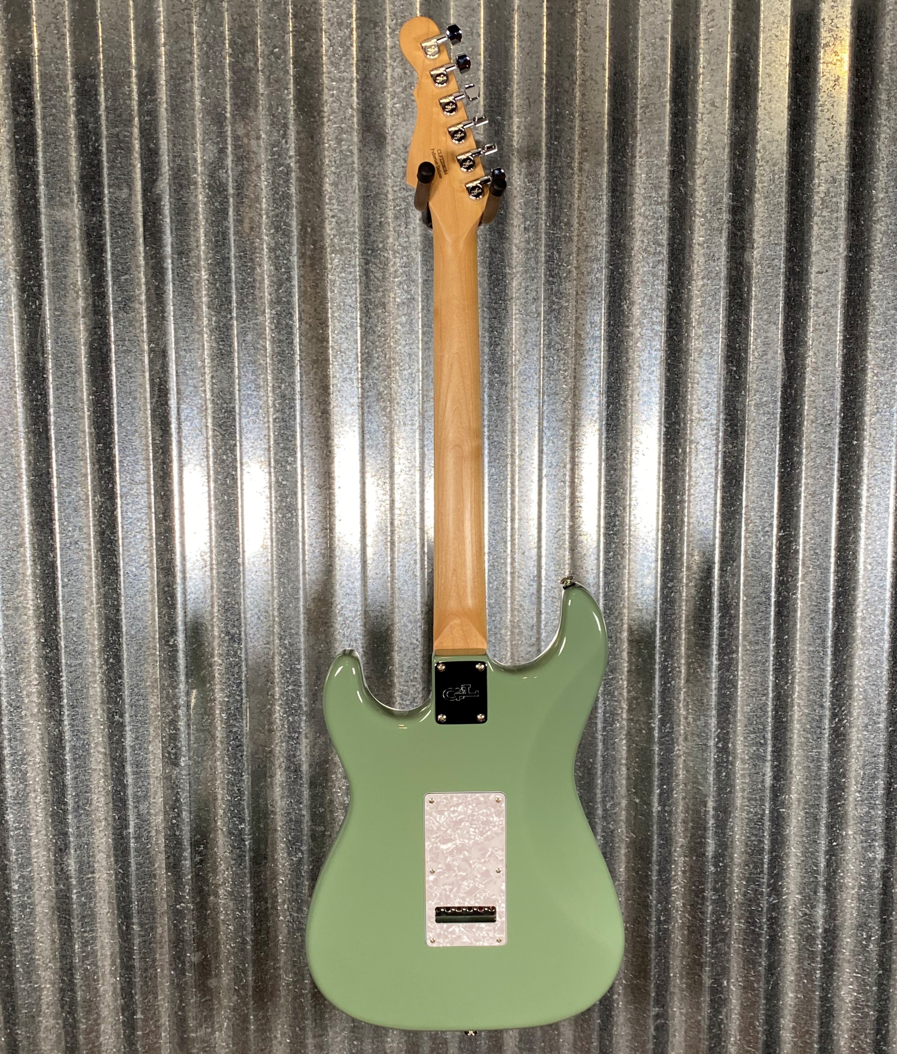 G&L USA 2022 Fullerton Deluxe Legacy HB Matcha Green Guitar & Bag #808
