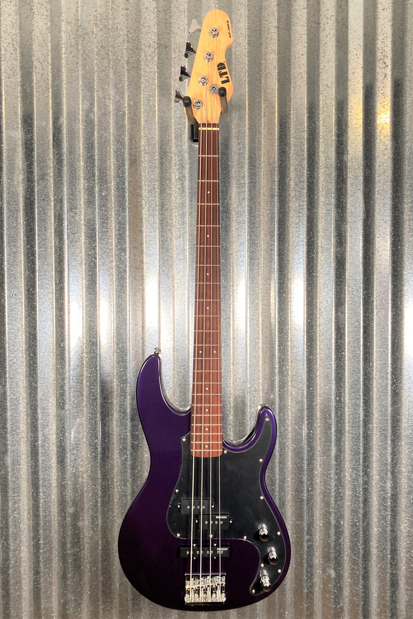 ESP LTD AP-204 4 String Bass PJ Dark Metallic Purple & Bag LAP204DMP #0931Used