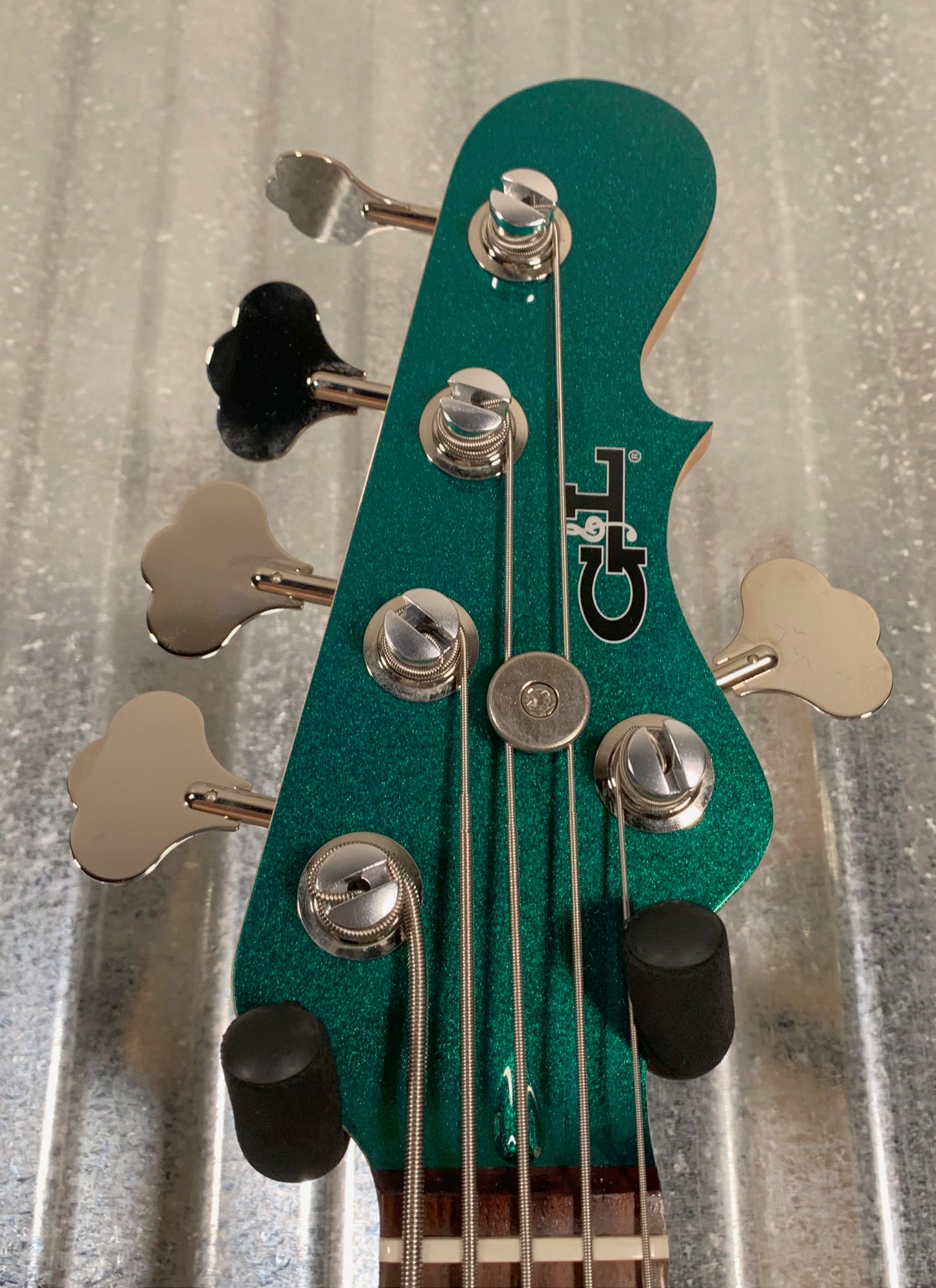G&L USA Fullerton Custom JB5 Emerald Green 5 String Jazz Bass & Case JB-5 2017 #6145