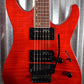 ESP LTD M-200FM See Thru Red Flame Top Guitar LM200FMSTR #0084