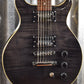 Hamer Archtop Flame Trans Black Double Cut Guitar SATF-TBK #0922 B Stock
