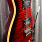 Hamer Archtop Flame Dark Cherry Wilkinson Tremolo Electric Guitar SATFW-DCB #0764