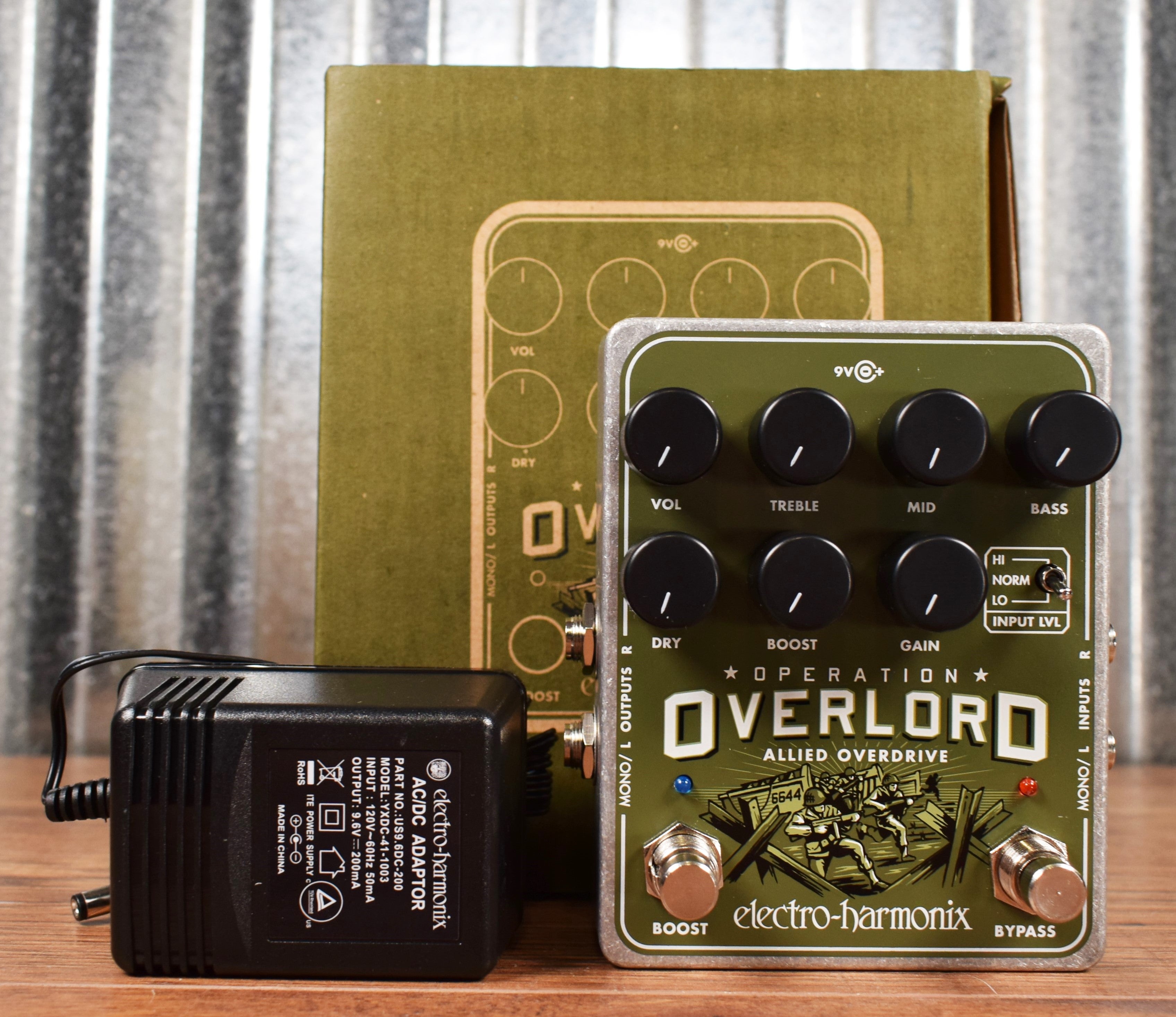 Electro-Harmonix EHX Operation Overlord Allied Overdrive Guitar