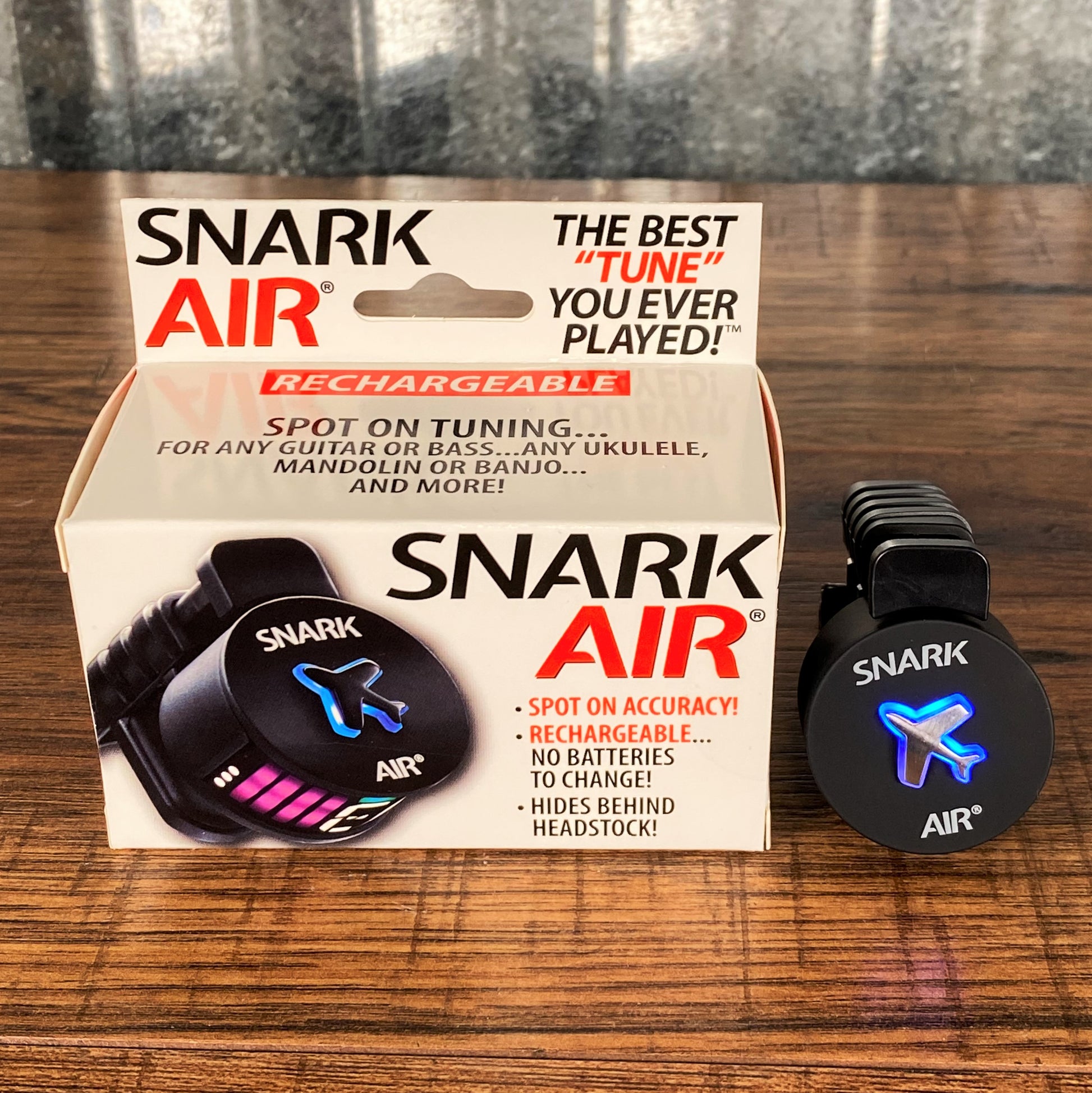 Snark AIR-1 Air Low Profile Clip On Rechargeable Chromatic Tuner –  Specialty Traders