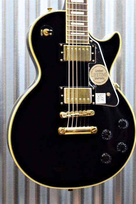 Epiphone Les Paul Custom Pro Gloss Black Electric Guitar & Hardshell Case #885
