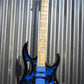 Ibanez JEM77P Steve Vai Signature Jem Premium Blue Floral Pattern Guitar & Case #2821 Used