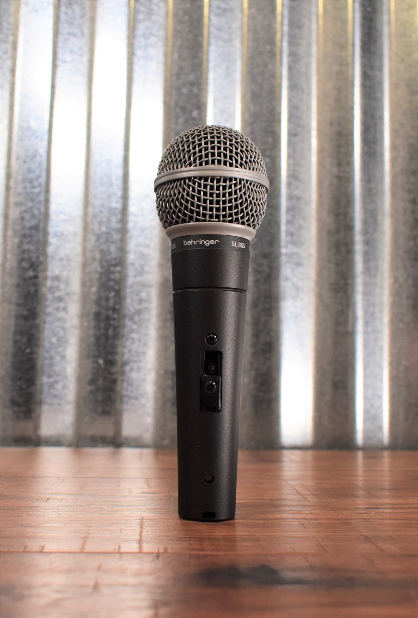 Behringer SL85S Dynamic Cardioid Handheld Vocal Microphone with On/Off Switch 3 Pack Bundle