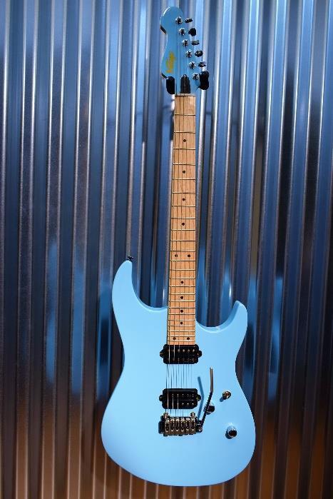 Vintage Guitars V6M24LB Laguna Blue 24 Fret Guitar B Stock #007