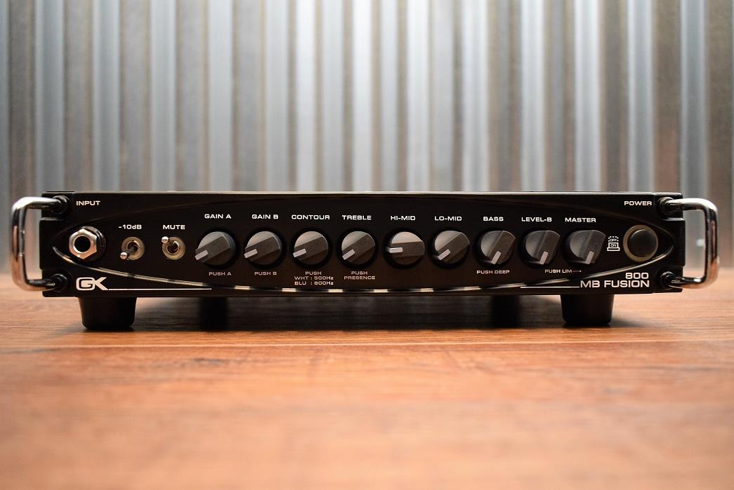 Gallien Krueger GK MB Fusion 800 Watt Tube Preamp Micro Bass Amp Head