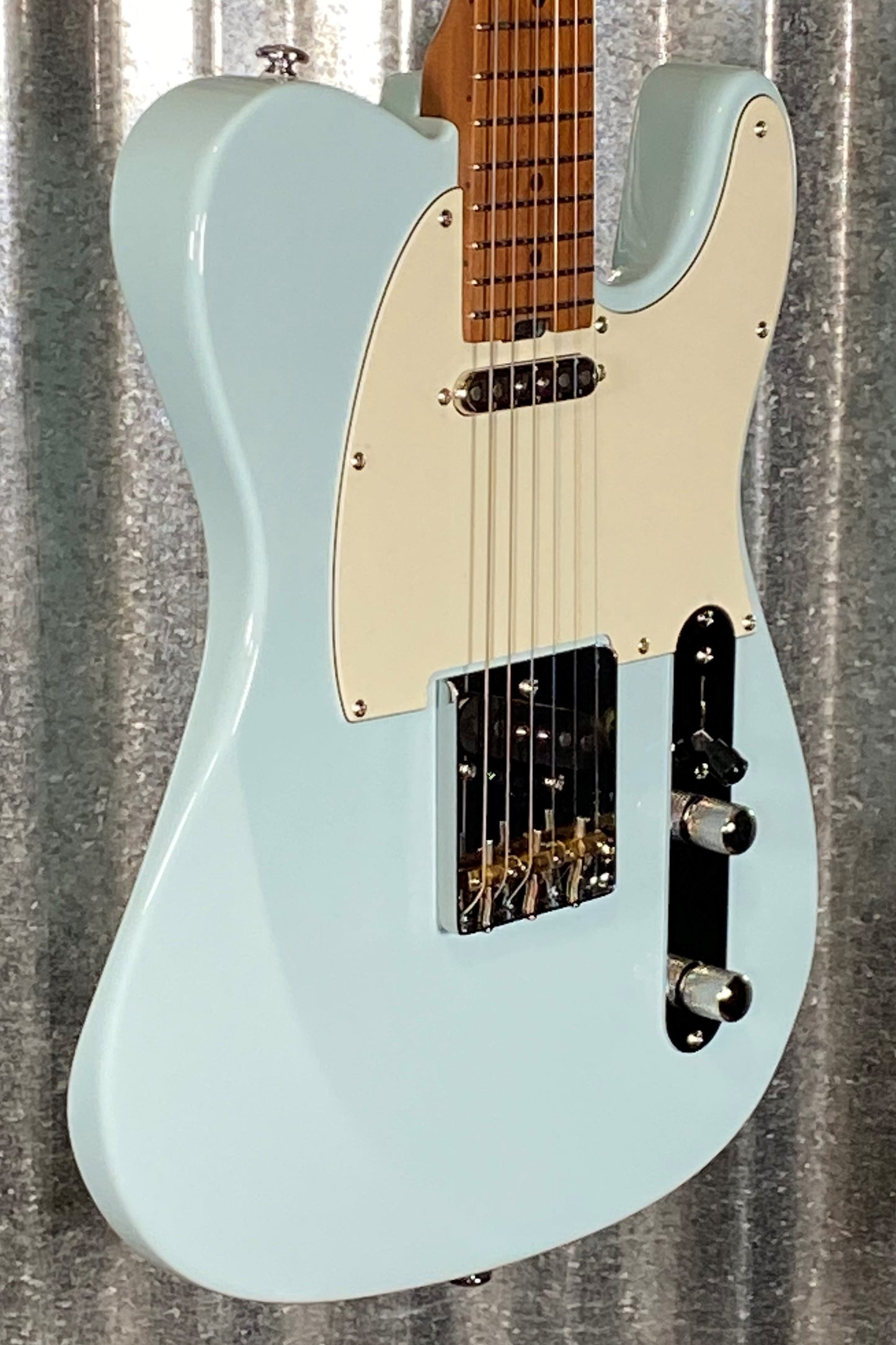 Musi Virgo Classic Telecaster Baby Blue Guitar #5114 Used