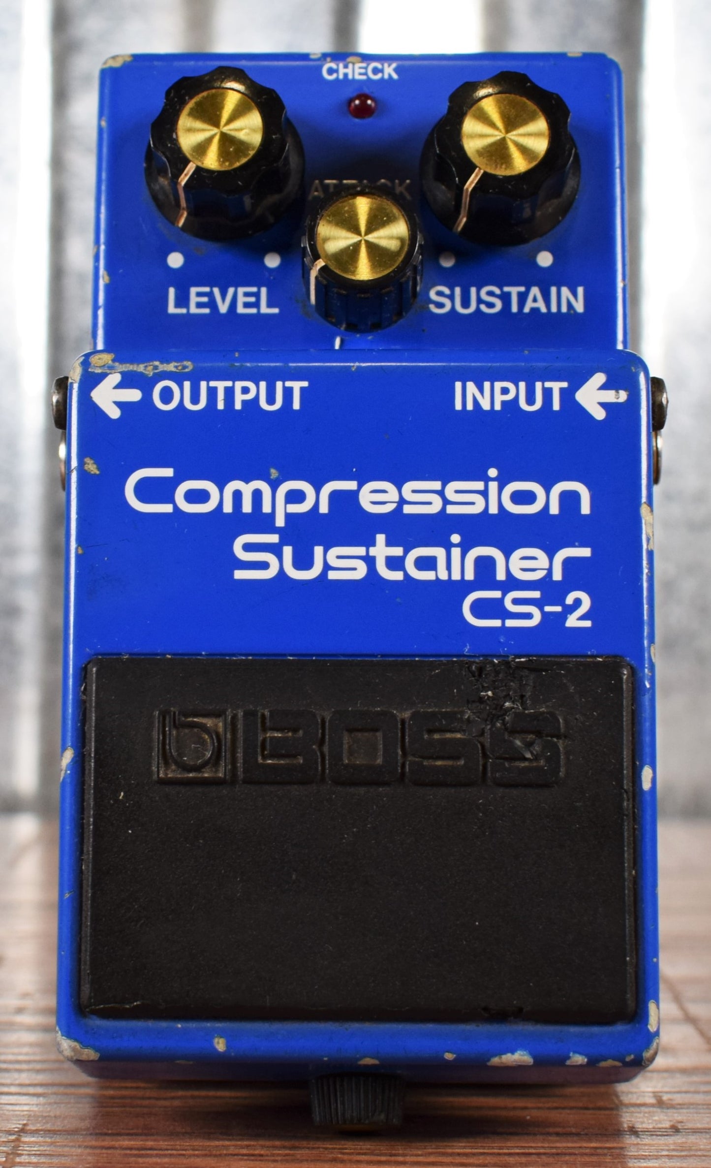 Boss CS-2 Compression Sustainer Japan Vintage 1983 Guitar Effect Pedal Used