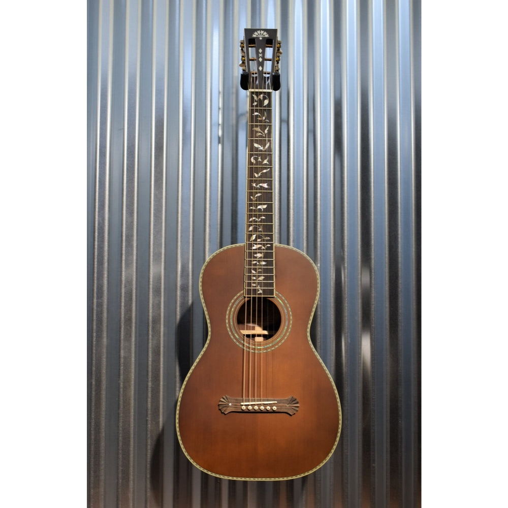 Washburn R320SWRK Solid Top Vintage Parlor Acoustic Guitar & Case #1100
