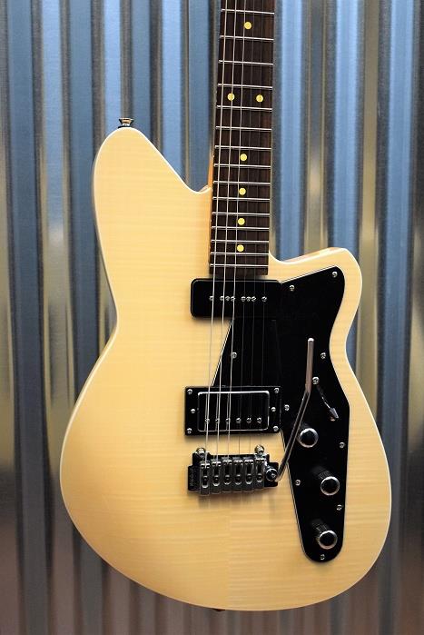 Reverend Guitars Double Agent Wilkinson Tremolo Natural Flame Top & Case #8181