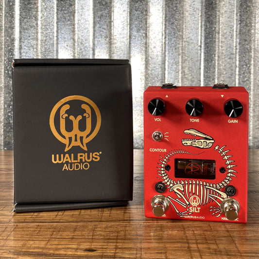 Walrus Audio SILT Harmonic Tube Fuzz Guitar Effect Pedal Red
