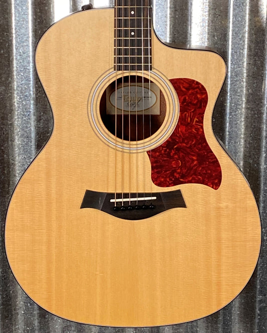 Taylor 114CE Grand Auditorium Natural Acoustic Electric Guitar & Bag #8448 Used