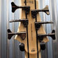 ESP LTD B-206 6 String Bass Spalted Maple Top Natural Satin & Case #0119