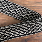 Levy's MSSC80-BLK/WHT 2" Heavy-weight Cotton Guitar Strap Black White