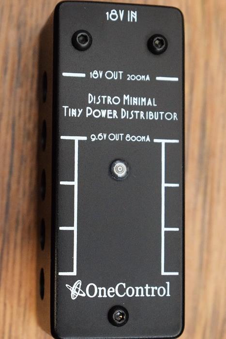 One Control Distro Minimal Black Pack Power Supply Distribution & Cables
