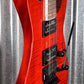 ESP LTD M-200FM See Thru Red Flame Top Guitar LM200FMSTR #0084