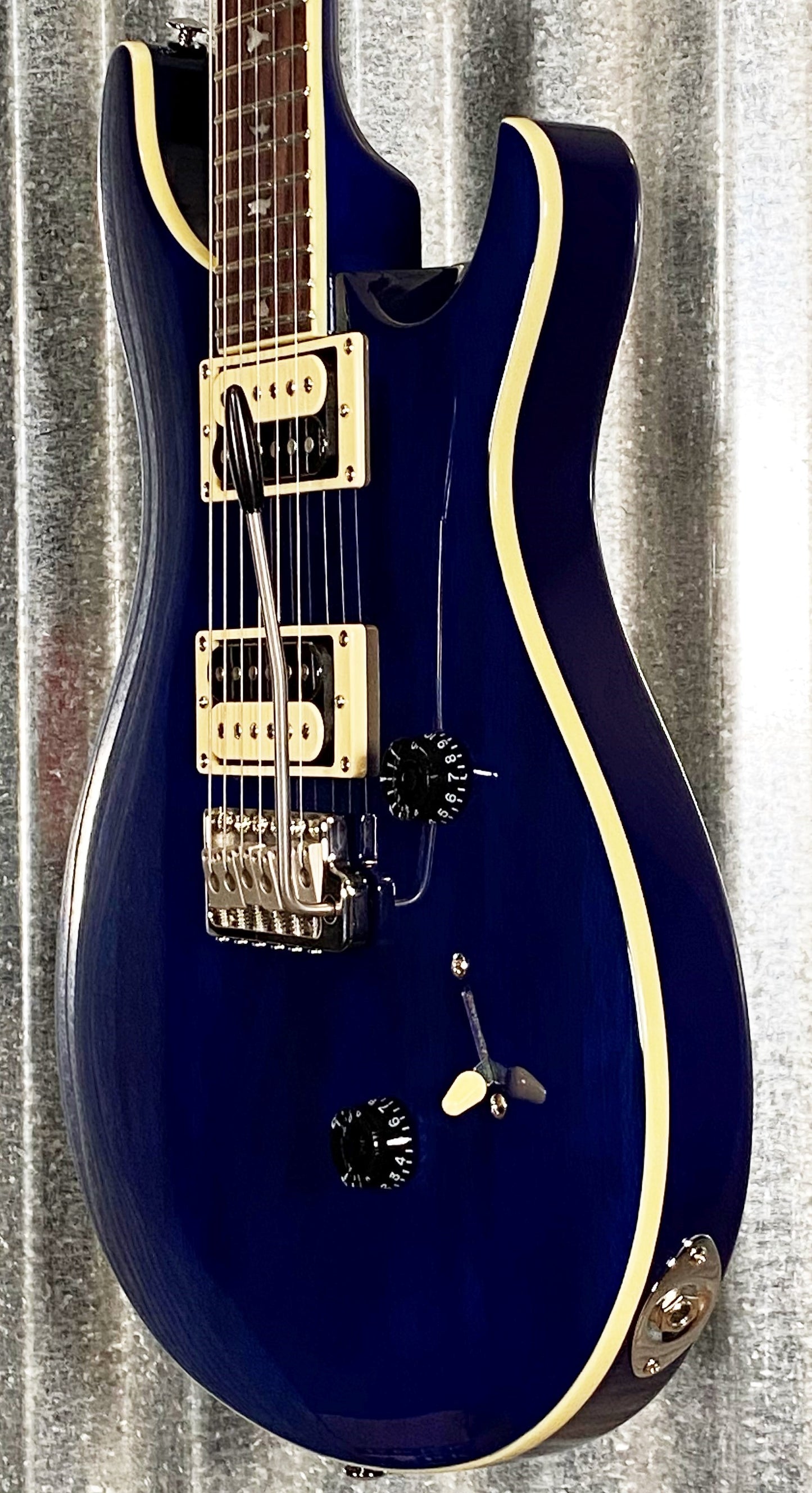 PRS Paul Reed Smith SE Standard 24 Translucent Blue Electric Guitar & Bag #9362 Used