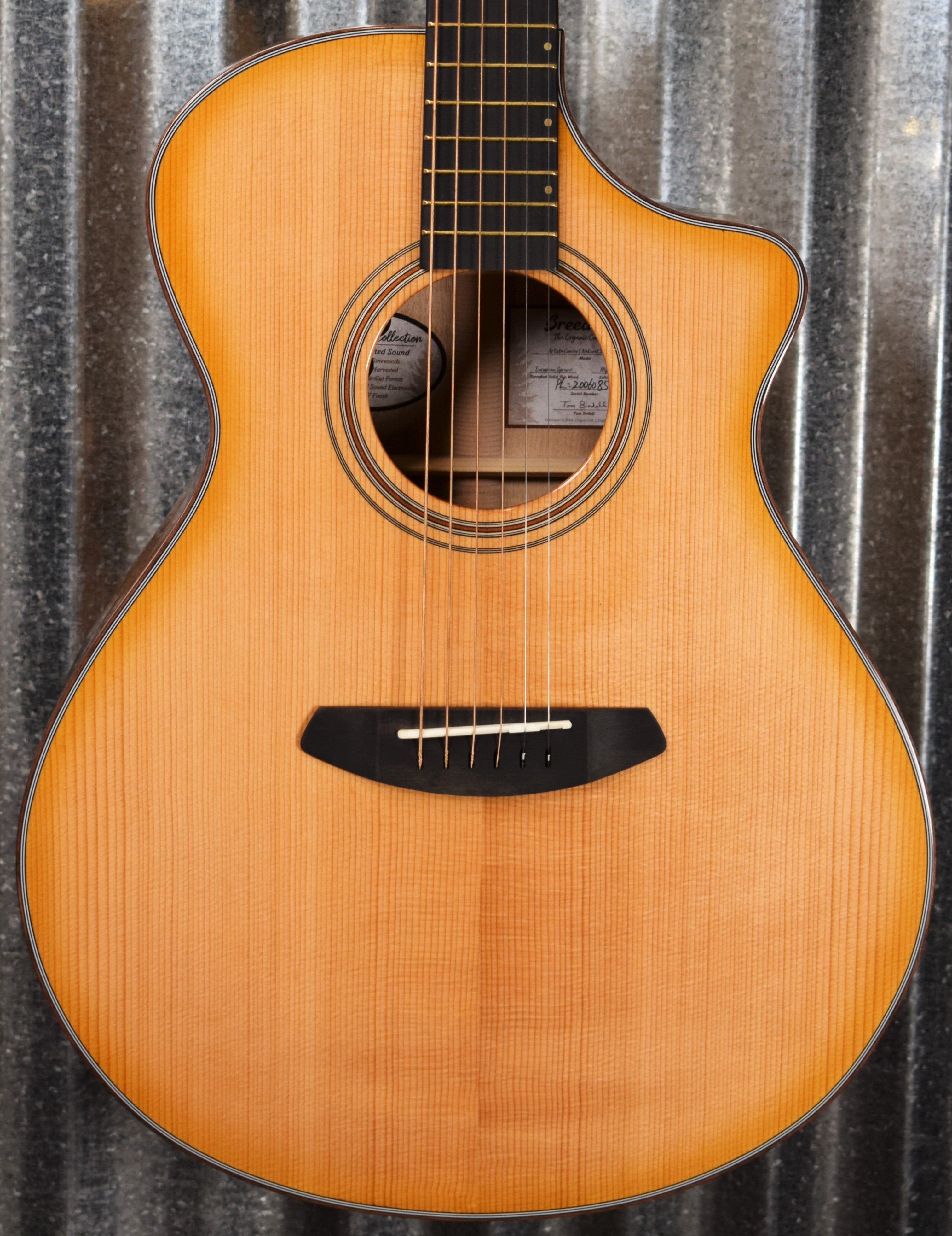 Breedlove artista concert natural deals shadow ce