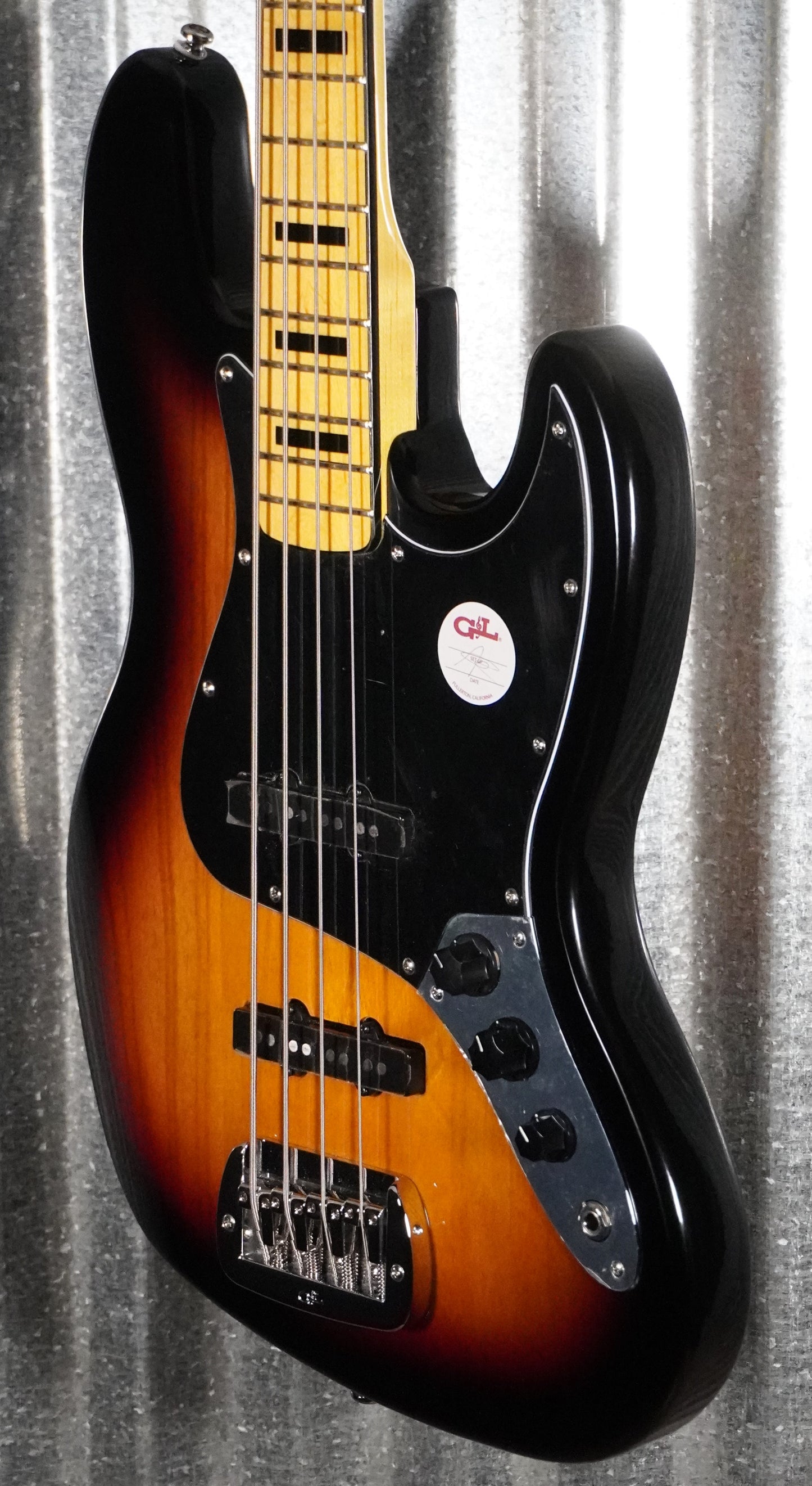 G&L Tribute JB 3-Tone Sunburst 4 String Bass #4238 Used