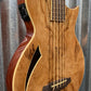 ESP LTD TL-5 Spalted Maple Thinline 5 String Acoustic Electric Bass & Case LTL5SMNAT #1996