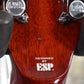 ESP LTD EC-256FM Dark Brown Sunburst Flame Top Guitar LEC256DBSB #0572