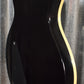 Hamer Archtop Flame Trans Black Double Cut Electric Guitar SATF-TBK #0925