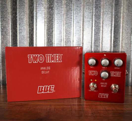 BBE Sound Two Timer TT-2 Analog Delay Guitar Effect Pedal