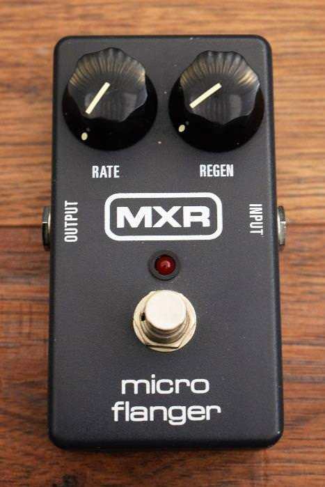 MXR M152 Micro Flanger Guitar Effect Pedal Used