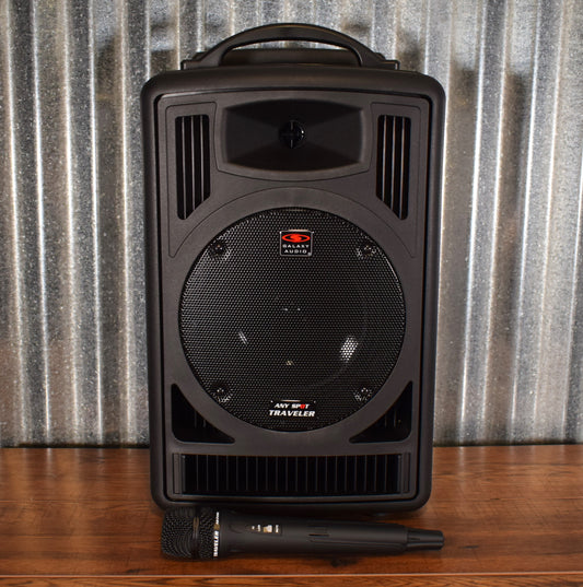 Galaxy Audio Traveler TV8-0010H000G 80 Watt Portable Battery Powered Wireless PA System & Handheld Microphone