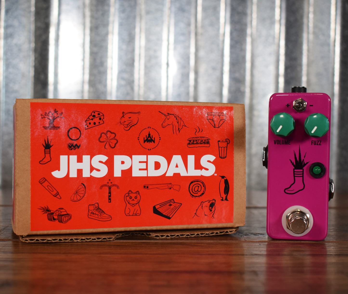 JHS Pedals Mini Foot Fuzz V2 Guitar Effect Pedal
