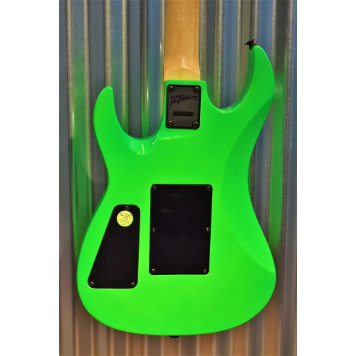BC Rich Gunslinger Retro Neon Green Single Humbucker Floyd Rose Guitar Used
