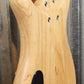 Warwick German Pro Series Corvette $$ Double Buck Natural 4 String Bass & Bag #6419