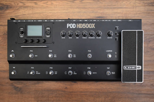 Line 6 POD HD500X Guitar Multi-Effects Expression Processor Guitar Effect Pedal Used