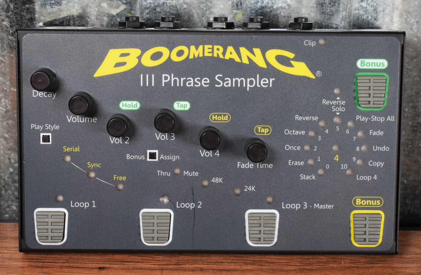 Boomerang III Phrase Looper Guitar Effect Pedal Used