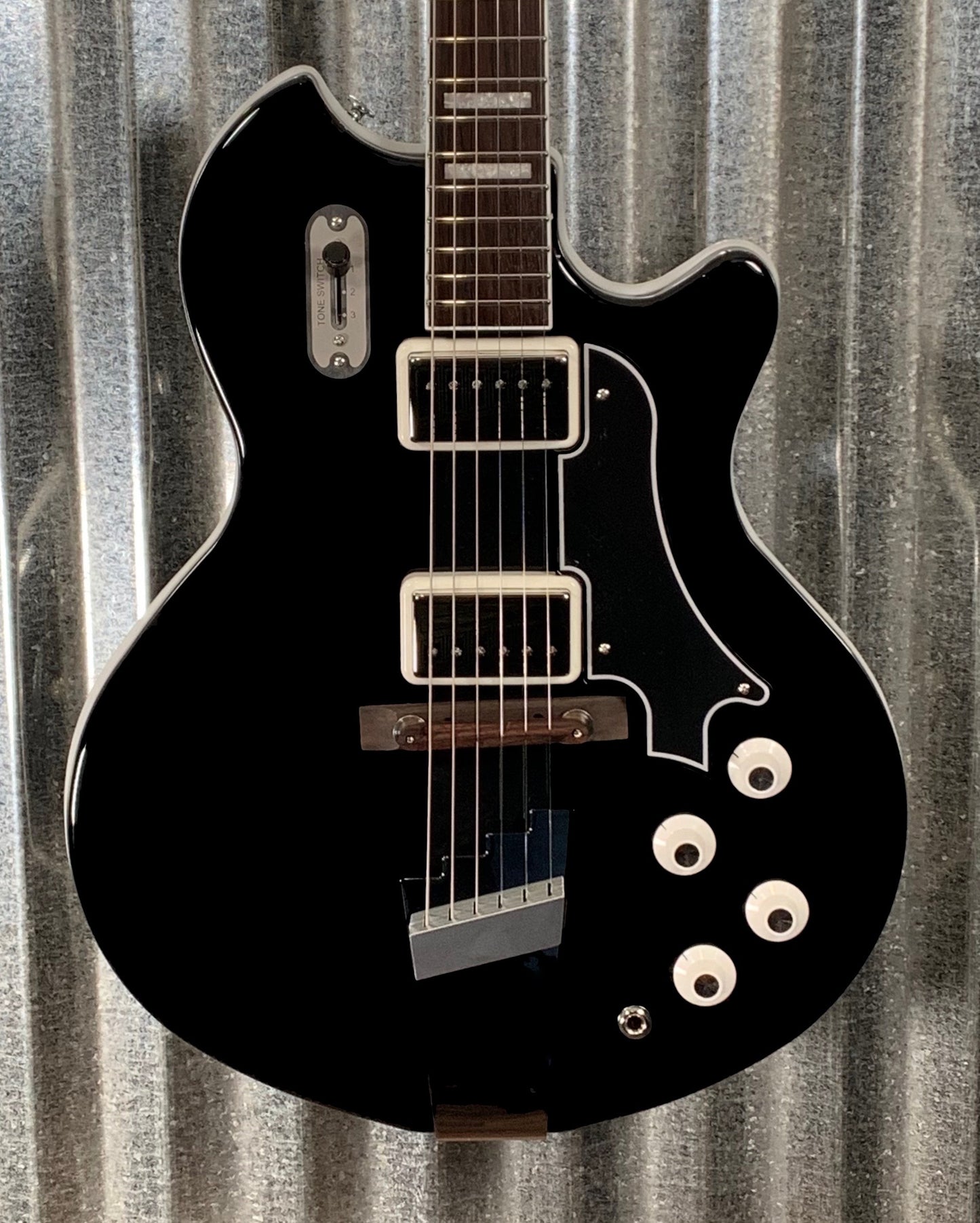 Supro Americana 1582JB Coronado II Jet Black Guitar #0966