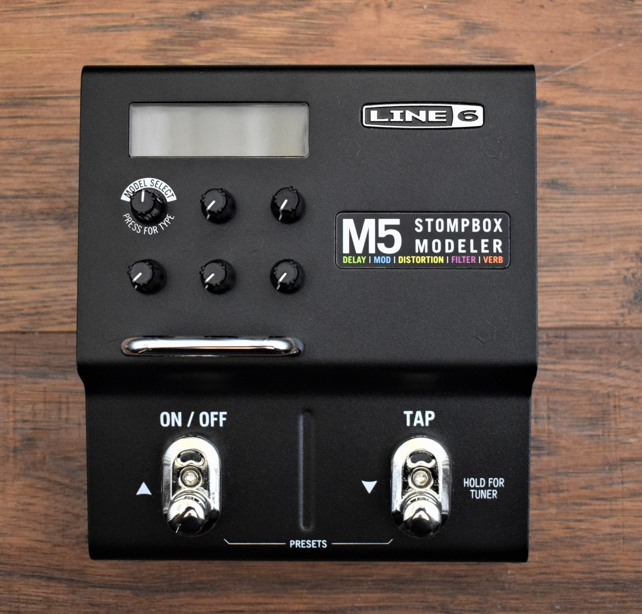 Line 6 M5 Stompbox Modeler Multi Effect Guitar Effect Pedal Used