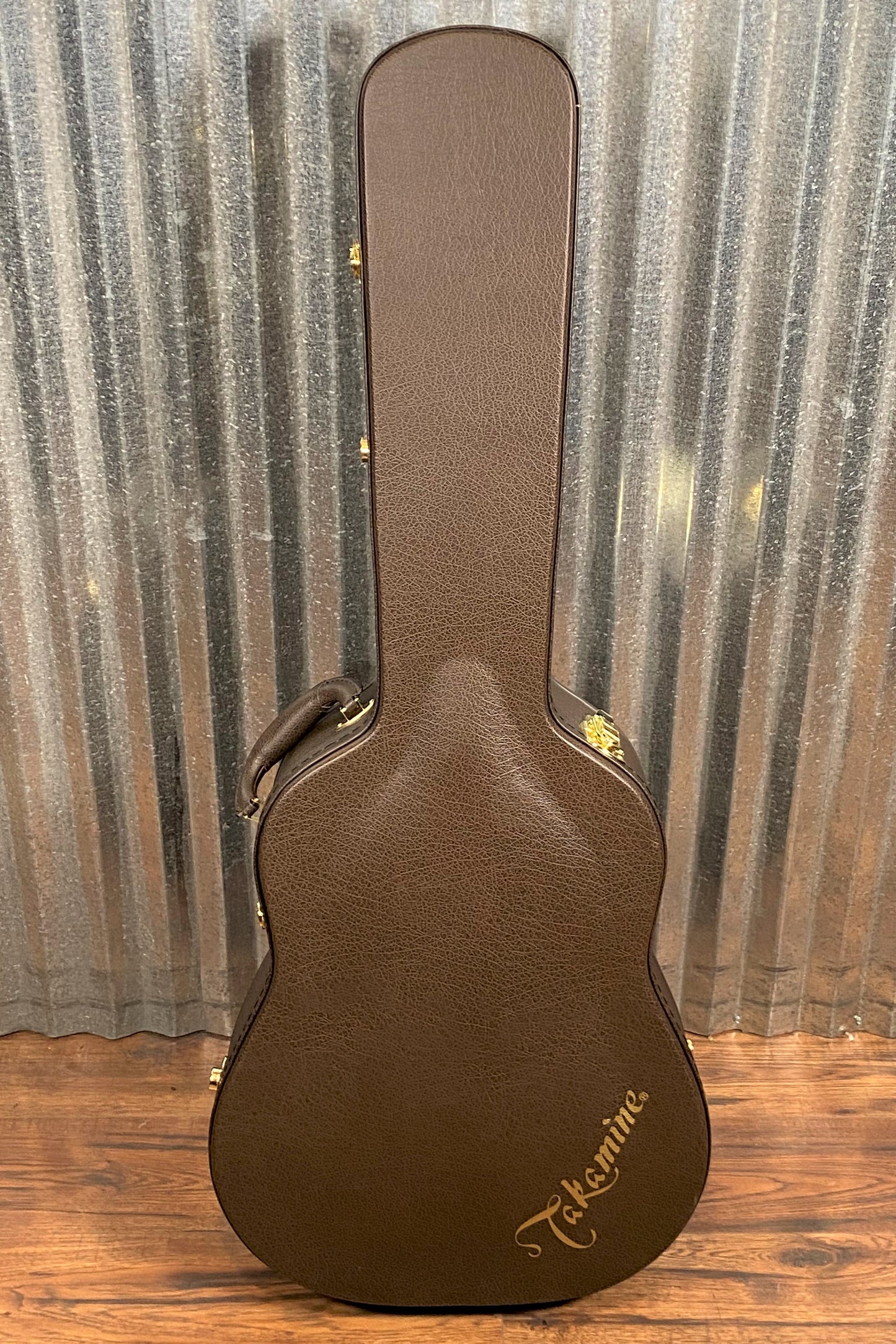 Takamine EF341SC Dreadnaught Acoustic Electric Cutaway Guitar Black & Case #0163