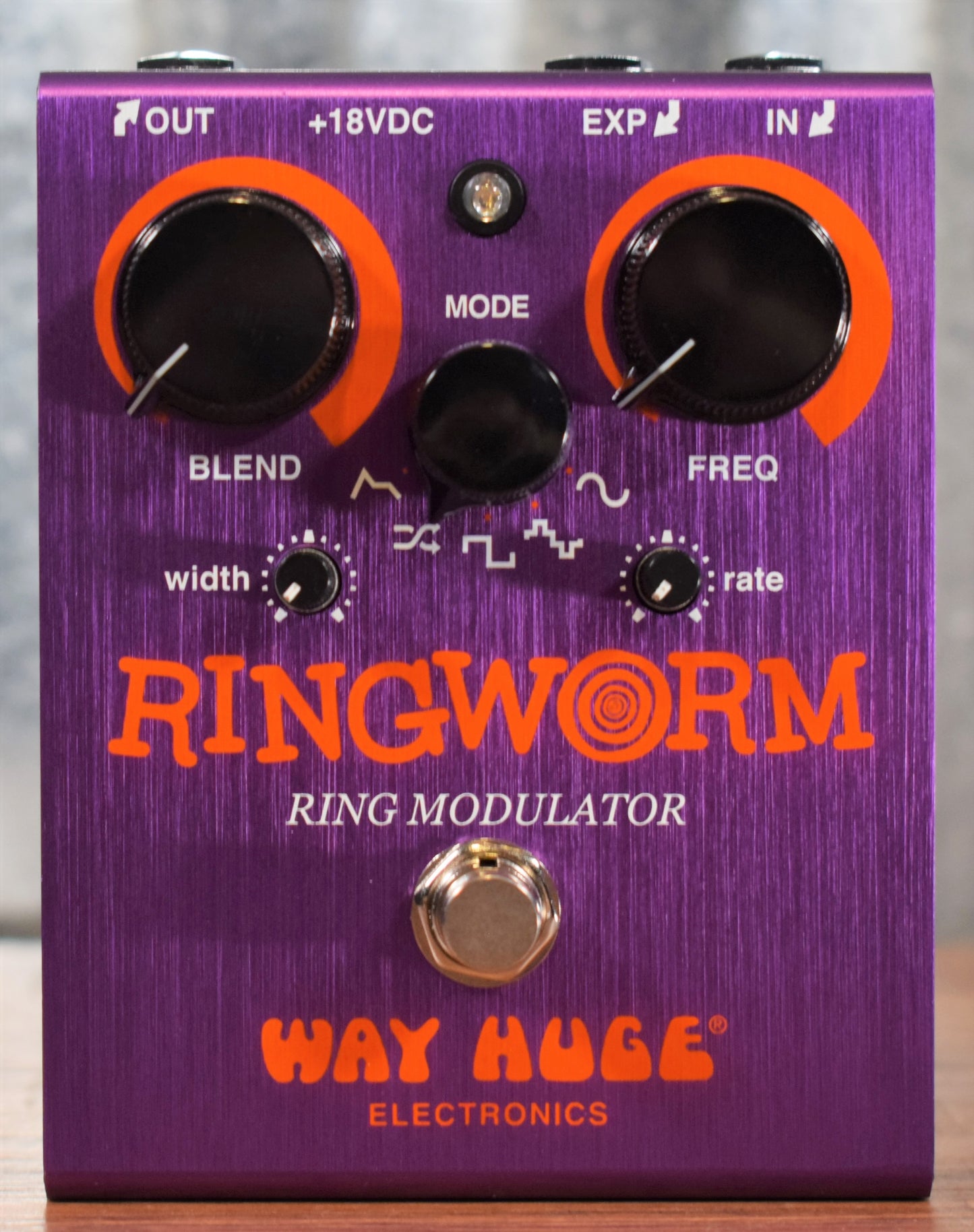 Dunlop Way Huge Electronics WHE606R Ring Worm Reissue Analog Synth Guitar Effect Pedal
