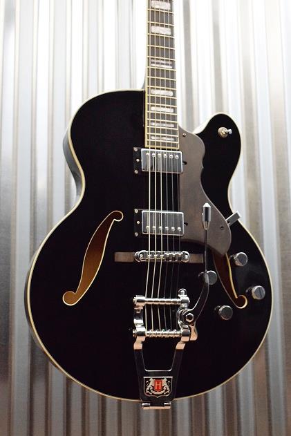 Hagstrom Tremar HJ-500 Hollow Body Guitar Gloss Black #450
