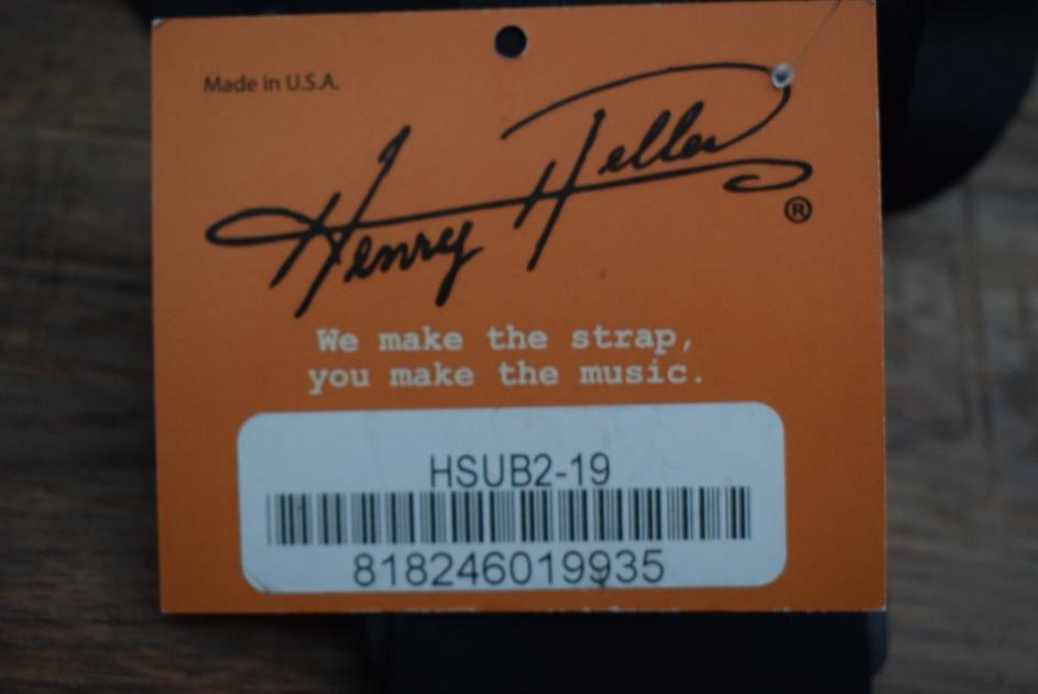 Henry Heller HSUB2-19 2" Sublimination Design Skull Guitar Strap