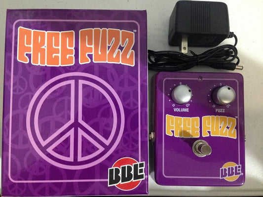 BBE Sound Free Fuzz 70's Fuzz Face Guitar & Bass Pedal & Power Supply