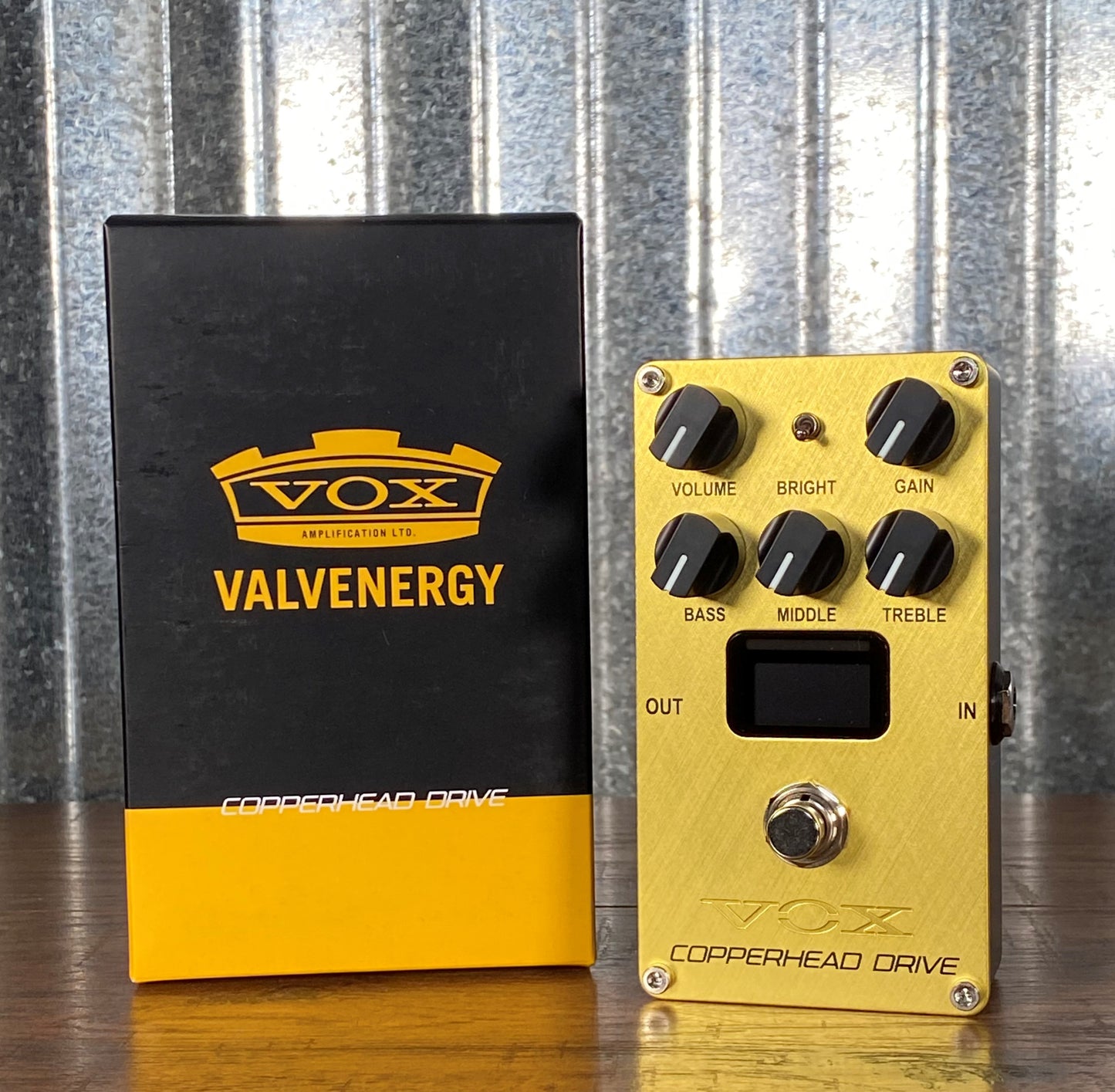 VOX VE-CD Valvenergy Copperhead Drive Distortion Guitar Effect Pedal