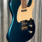 G&L USA 2023 Custom ASAT Classic Emerald Blue Metallic Guitar & Bag #1206 Used