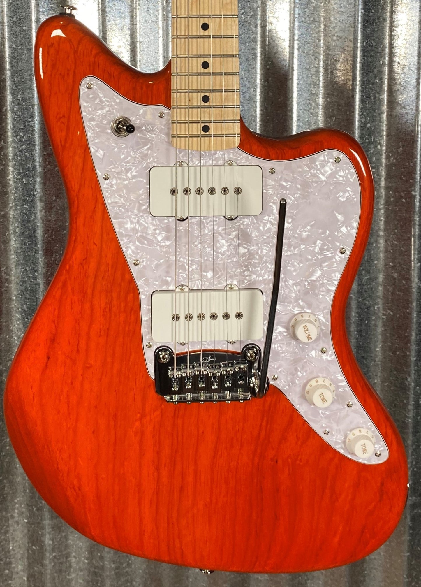 G&L USA Doheny Clear Orange Guitar & Case #6226