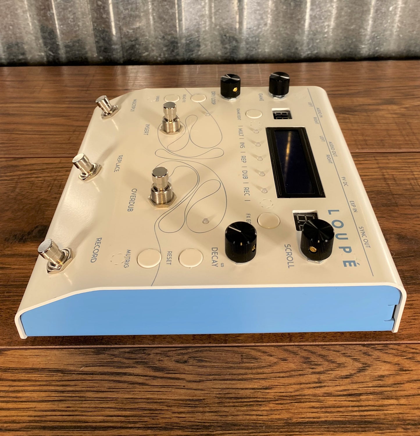 Glou-Glou Loupé Looper & Delay Guitar Effect Pedal White Used